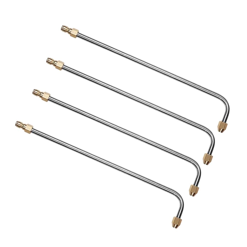 4x90 Độ Áp Lực Vòi Phun Góc Cạnh Lance Mở Rộng 1/4 Phát Hành Nhanh