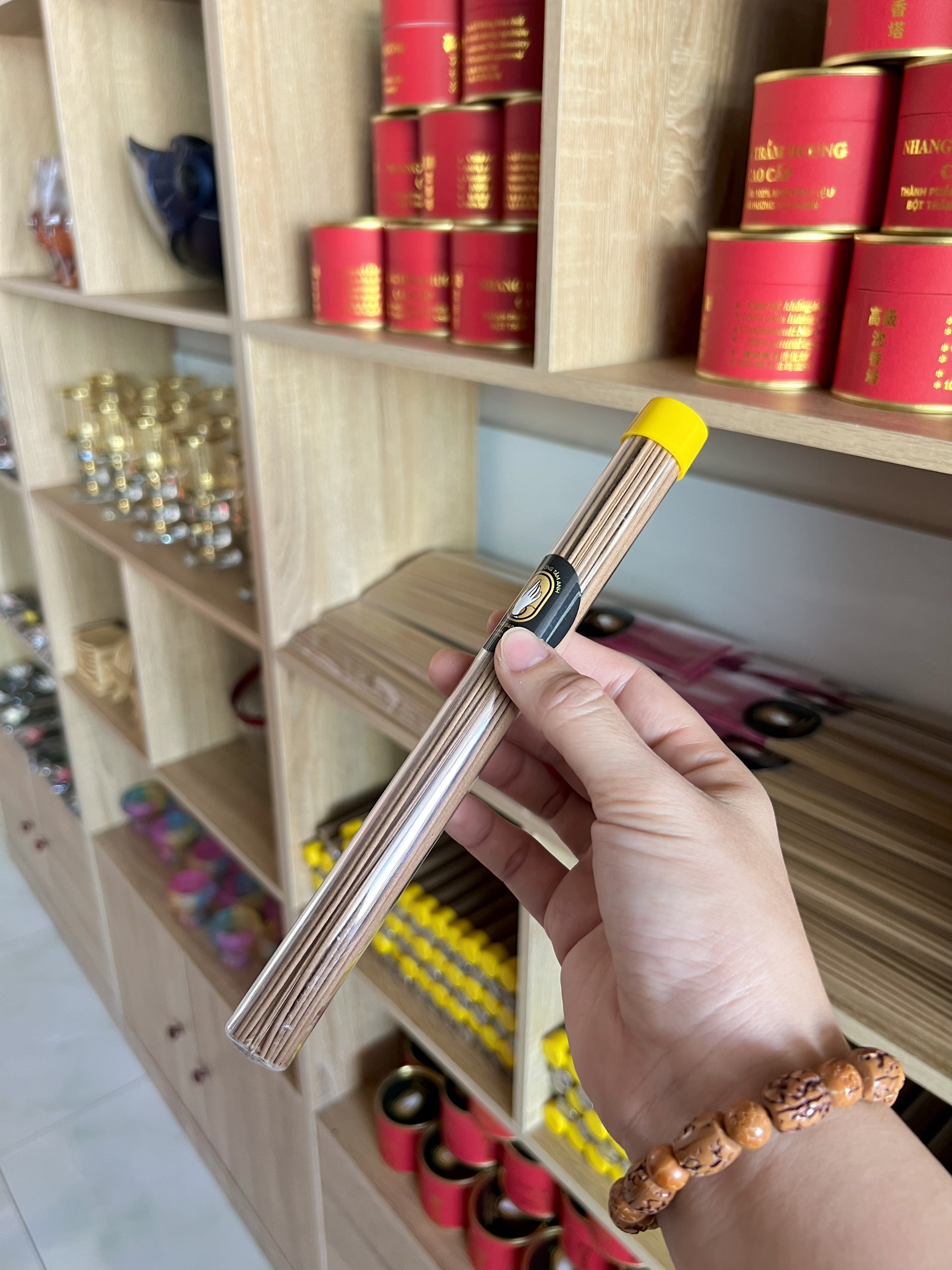 Nhang trầm ống KHÔNG TĂM cao cấp - 100% tự nhiên không dùng hoá chất