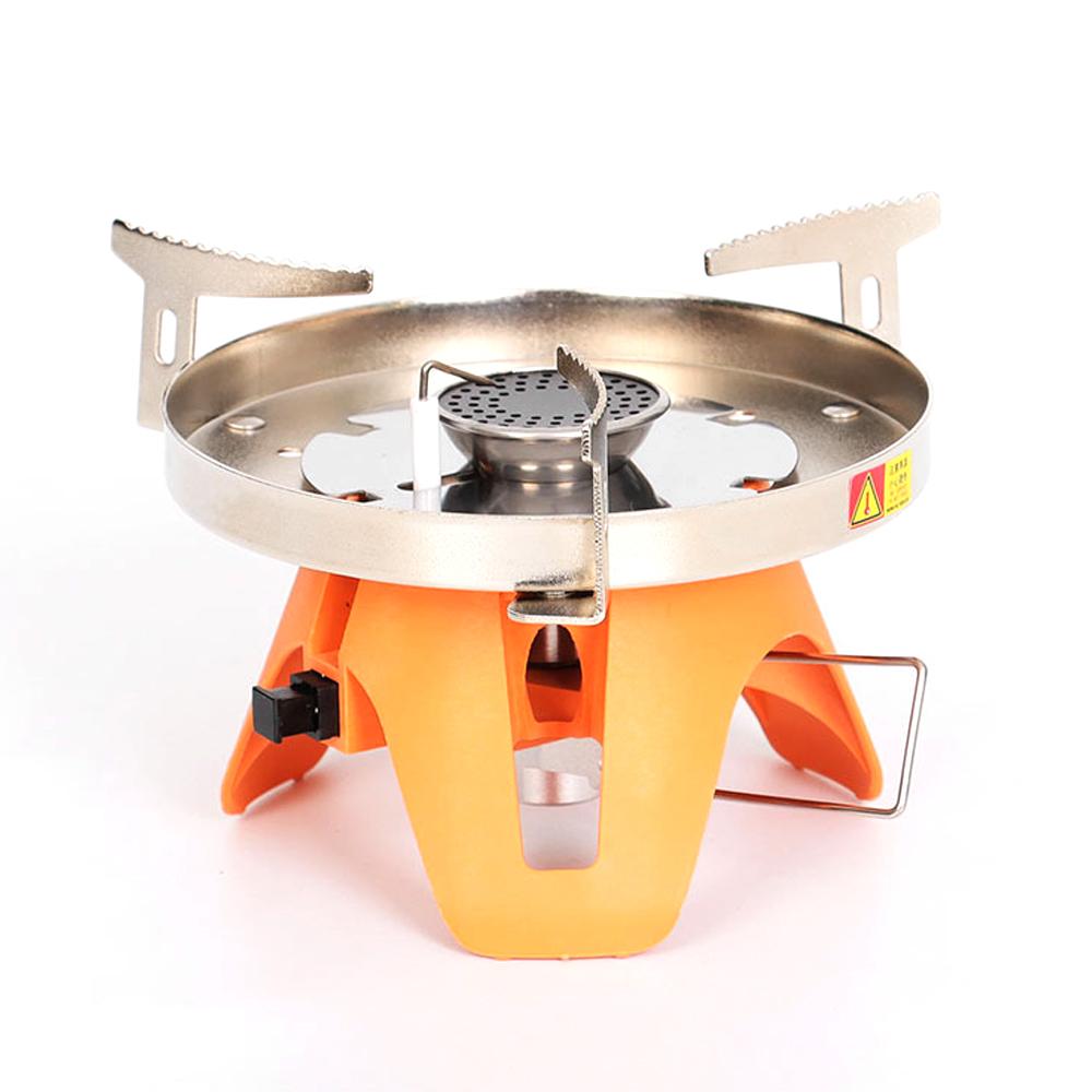 Outdoor Camping Metal Stoves Portable Picnic Barbecue Furnace Windproof Integrated Outdoor Cooking Accessory