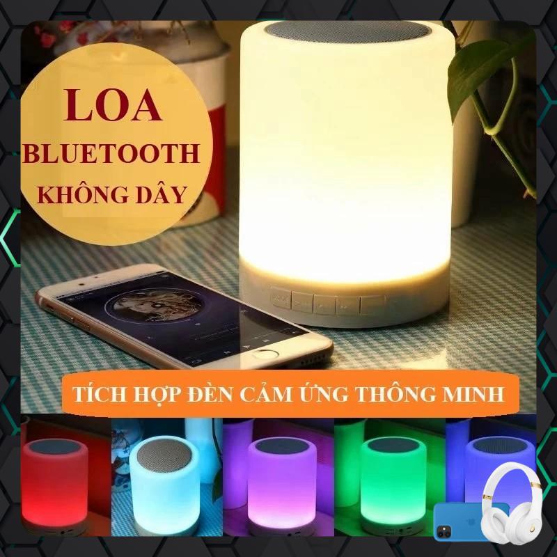 Loa Bluetooth Đèn Ngủ, Đèn Led Cảm Ứng Đổi Màu,Nghe Đài FM PPD-01