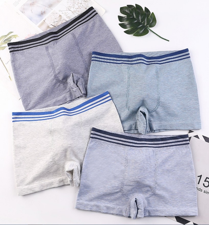 Combo 4 Quần Lót Nam Boxer Chất Vải Mềm Mịn, Thấm Hút, Co Giãn Tốt, Kiểu Dáng Quyến Rũ QA - 394