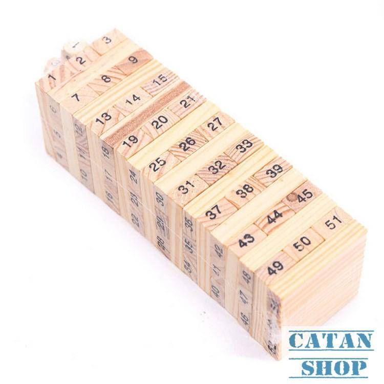 Bộ đồ chơi rút gỗ mini Wiss Toy 54 thanh cho bé, đồ chơi giải trí cho các bạn trẻ BB27-RG54