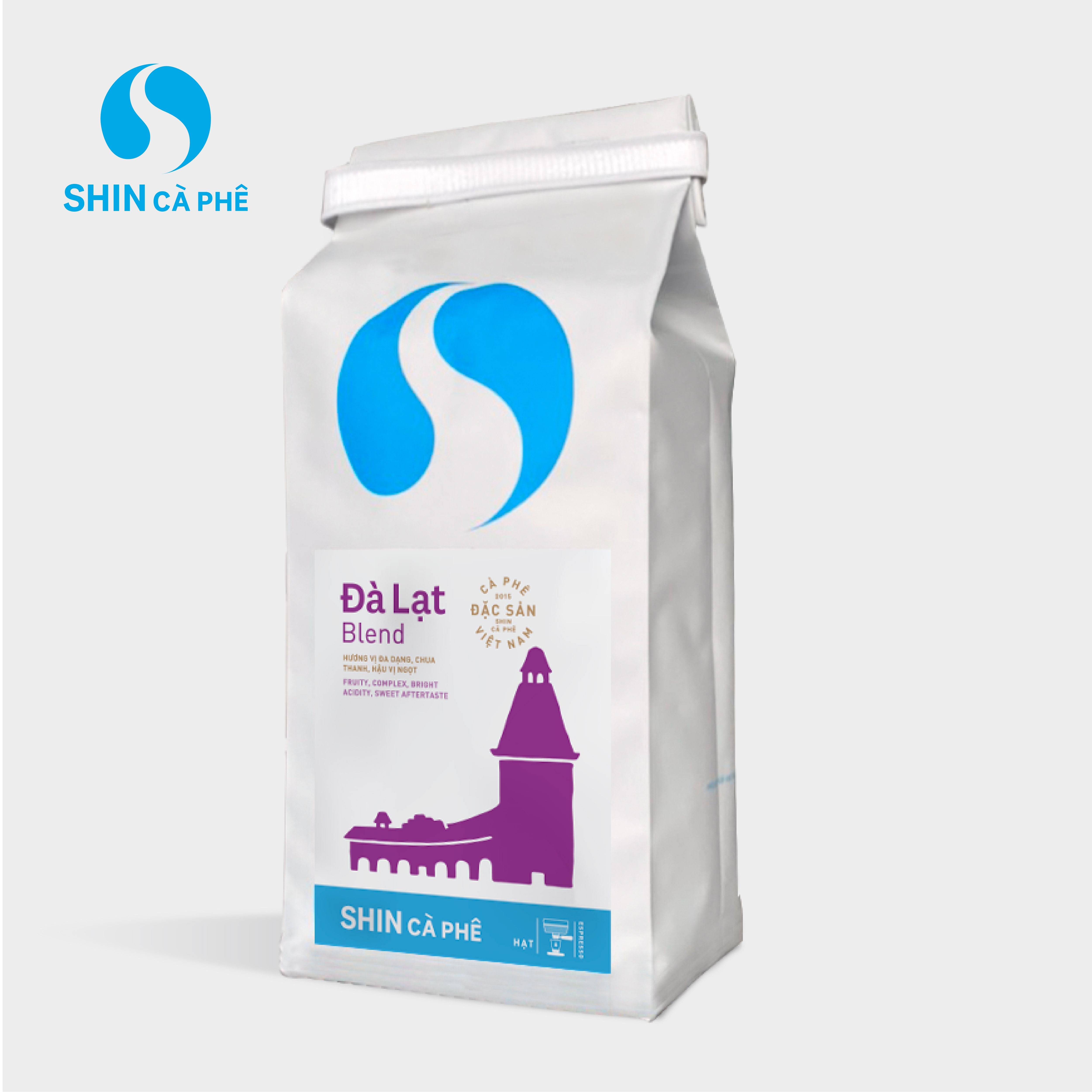 Combo tiết kiệm - 4 túi cà phê đặc sản pha máy SHIN Cà Phê