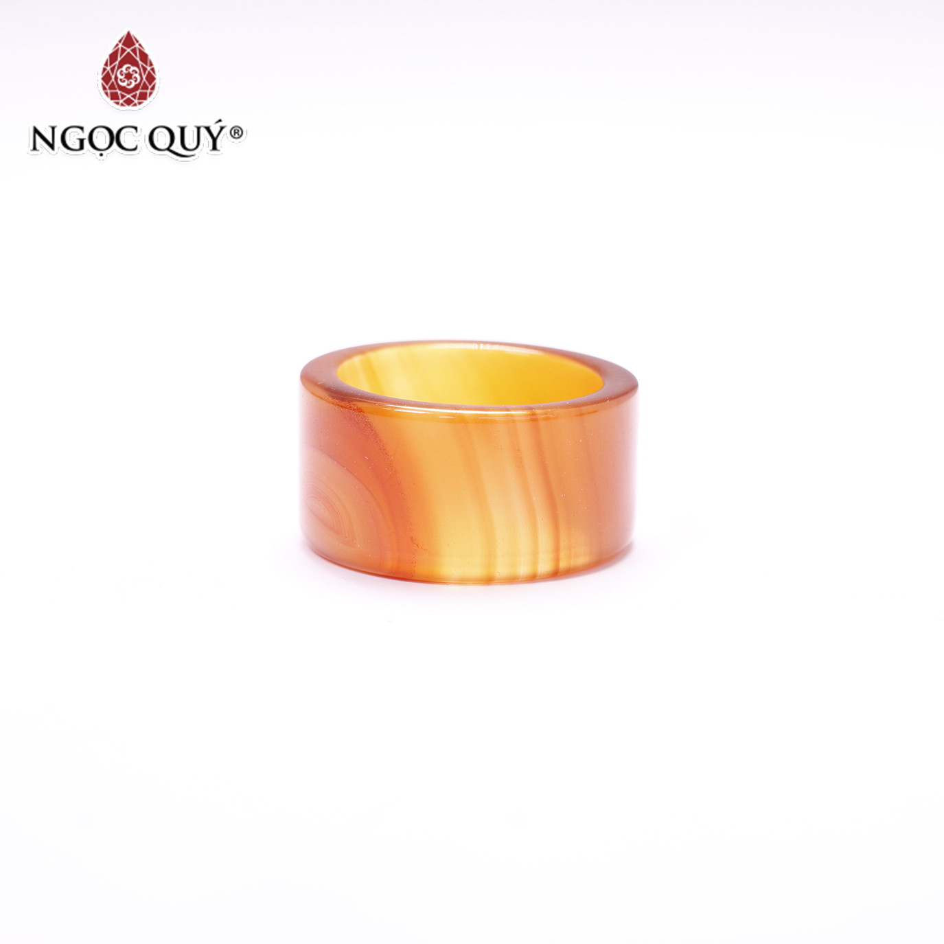 Nhẫn càng long đá mã não - Ngọc Quý Gemstones