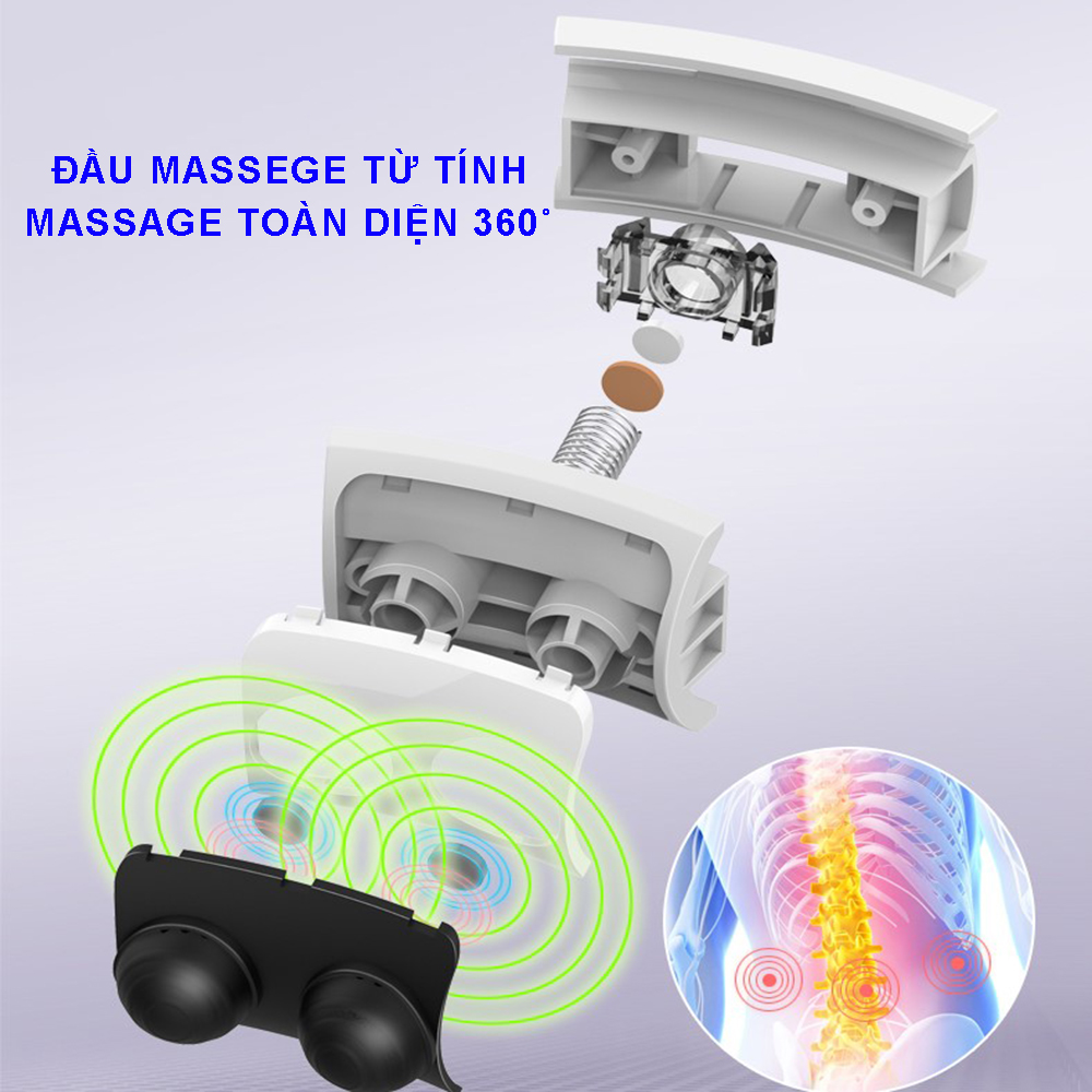 Vòng lắc eo thông minh với đầu massage từ tính có màn hình led đếm số lần, số vòng quay, lượng calo tiêu thụ, điều chỉnh kích cỡ theo cân nặng