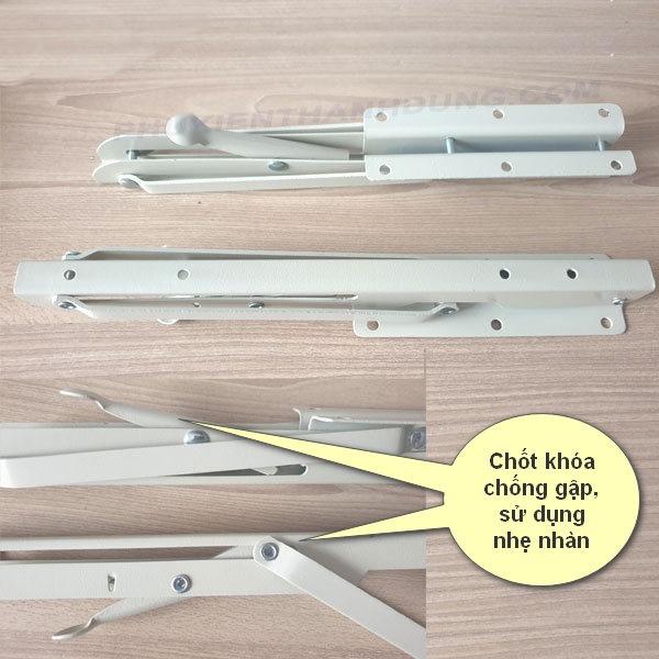 Bản lề gập treo tường ke gập thông minh KanDy Desker