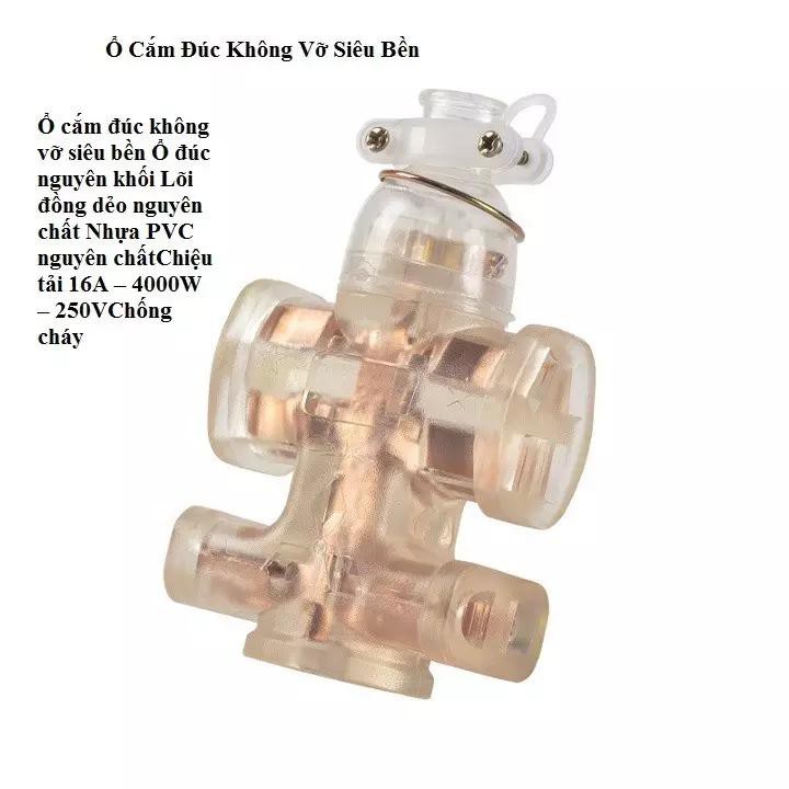 Ổ cắm đúc chống cháy, chống vỡ, chống va đập siêu bền