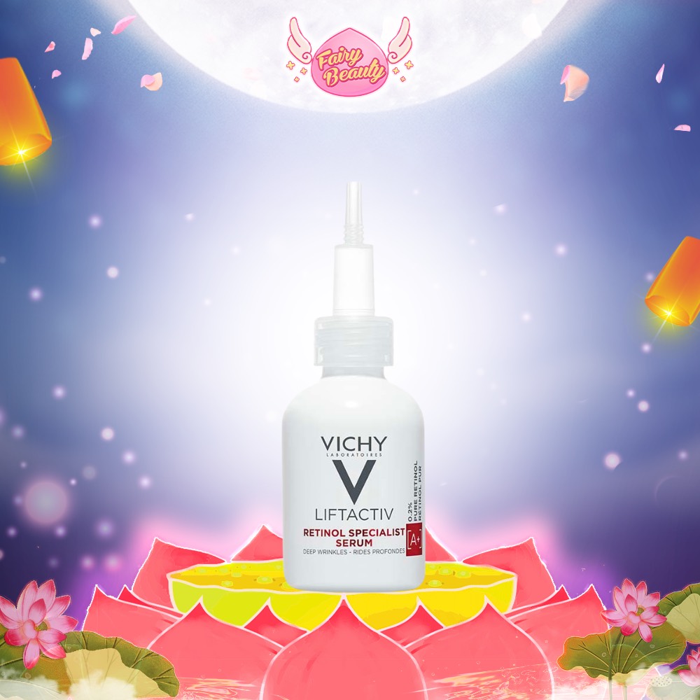 [VICHY] Dưỡng Chất Chứa Retinol Giúp Cấp Ẩm & Chống Lão Hoá Liftactiv Retinol Specialist Deep Wrinkles Serum 30ml