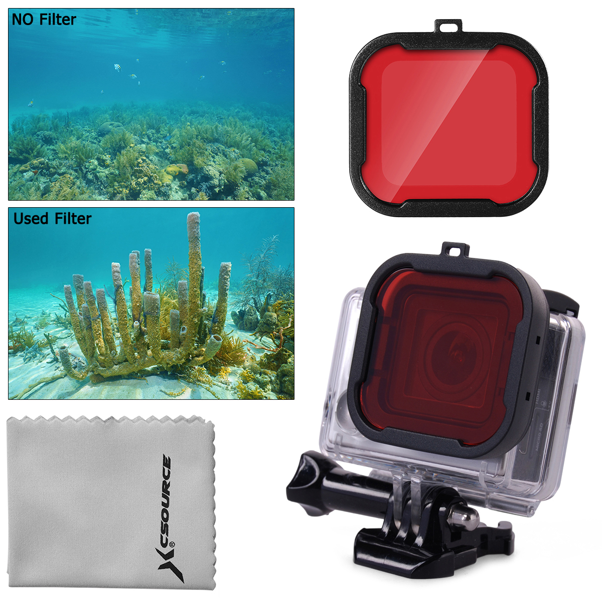 Filter đổi màu cho GoPro Hero 4