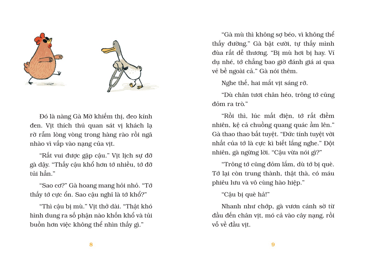 Sách Gà Mờ Và Vịt Khờ - Phiêu Lưu Đến Vùng Đất Mộng Mơ