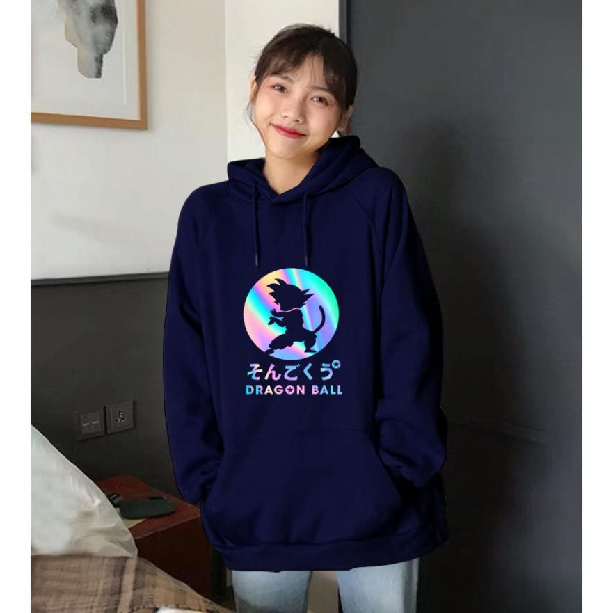 Áo hoodie DRAGON BALL phản quang, áo khoác nỉ nam nữ unisex form rộng dáng hàn – ST179- babitrendy