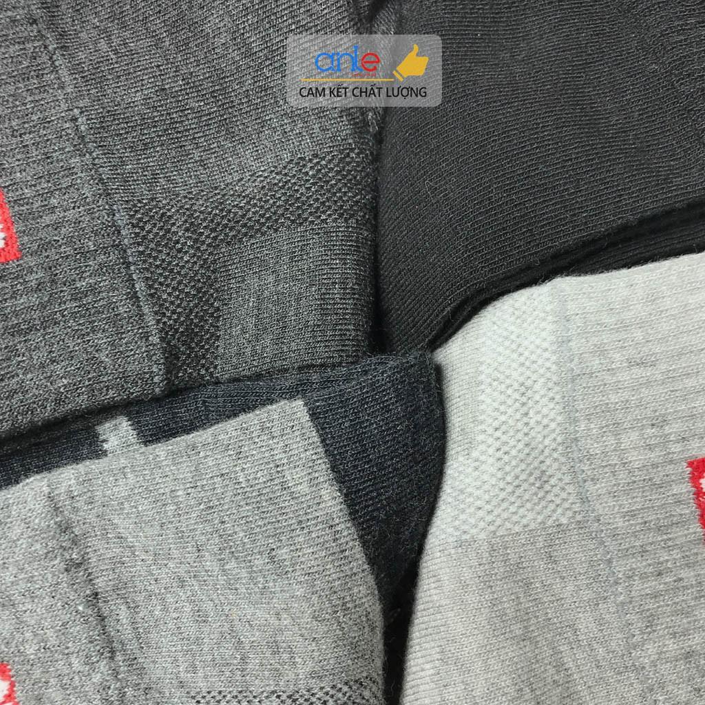 Set 10 đôi Tất nam cổ cao Vớ nam Cotton xuất Nhật khử mùi thấm hút mồ hôi - Anle Store
