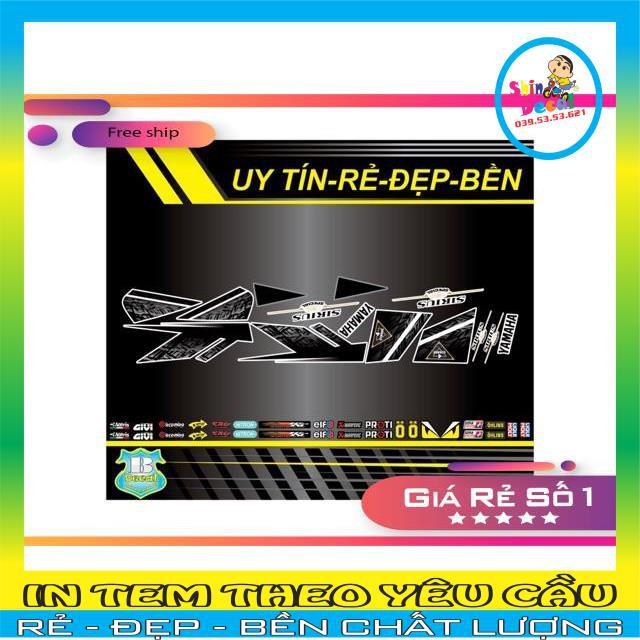 Tem rời Sirius xăng cơ V8