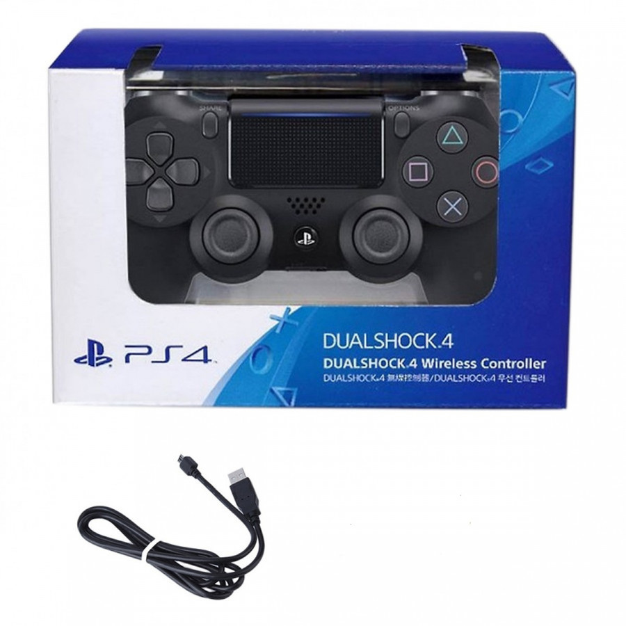 Tay Cầm Dualshock 4 Model cuh-zct2g Kèm Dây Cable Usb -Hàng Chính Hãng