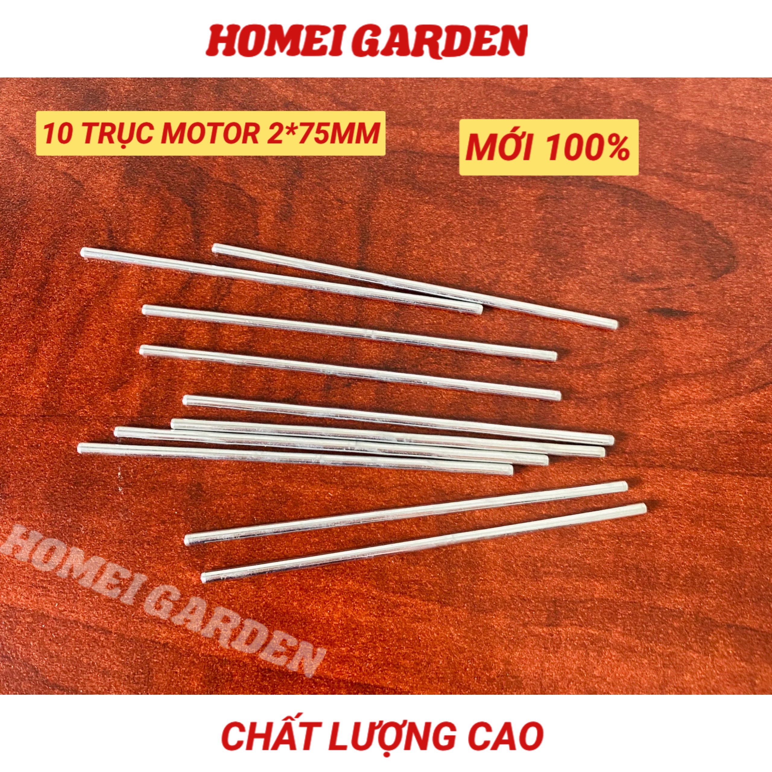 10 trục mô tơ 2x75mm chất lượng cao chế tạo xe tàu DIY - HM0021