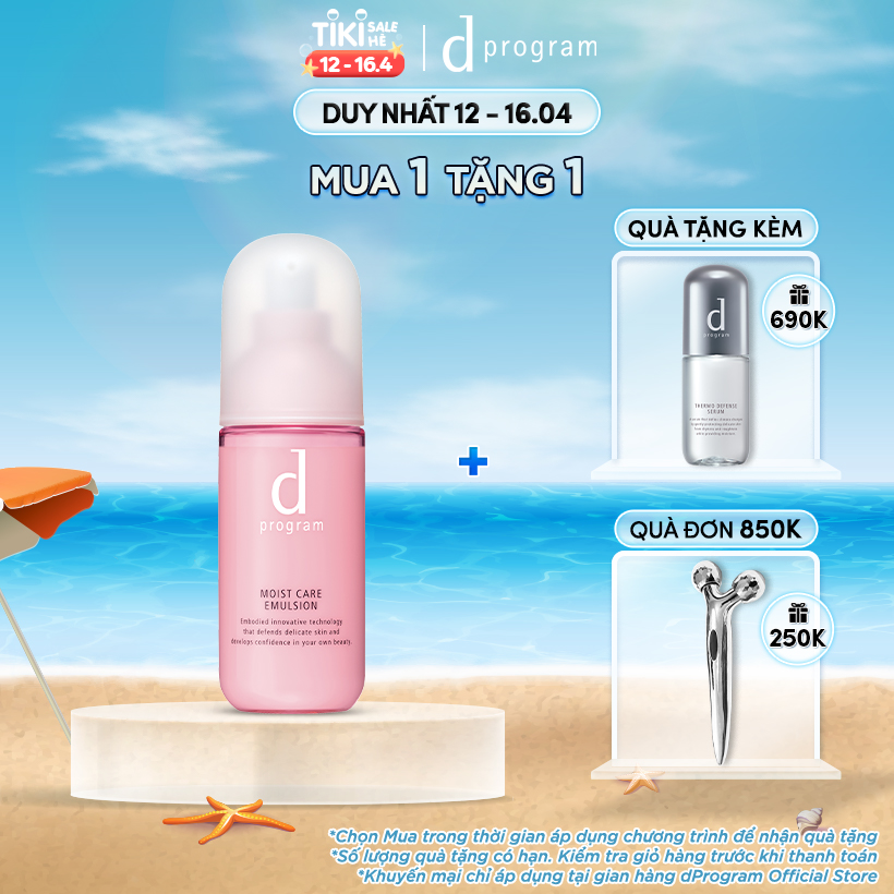 Sữa Dưỡng Cho Da Khô Nhạy Cảm d program Moist Care Emulsion 100ml