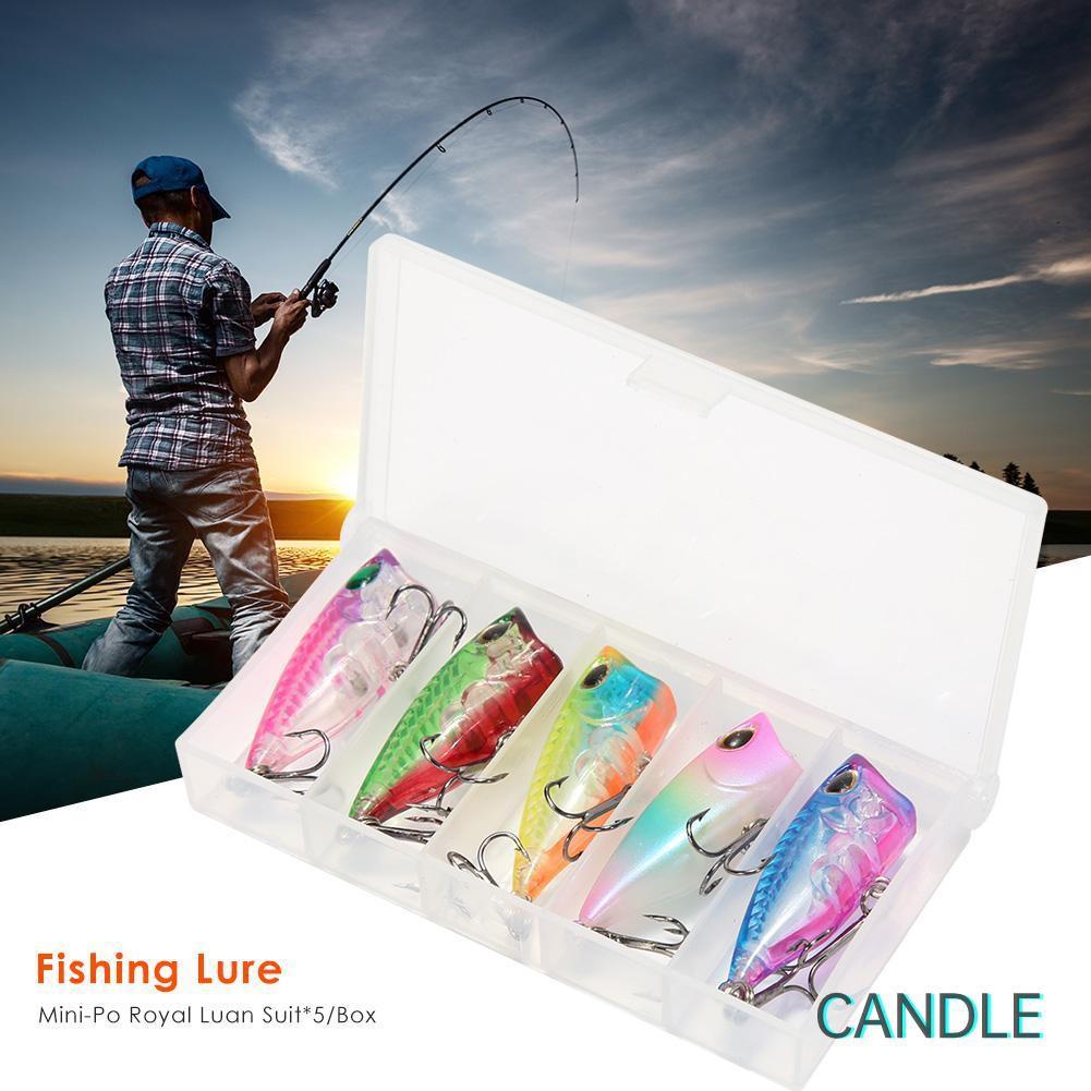 Set 5 Mồi Câu Cá Giả 4cm 3.5g