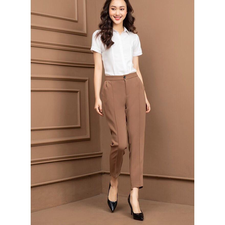 ️GIÁ BUÔN SỈ - Quần Baggy gấu lệch vải tuyết mưa đẹp