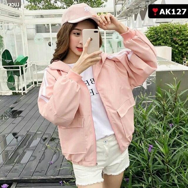 ÁO KHOÁC GIÓ NỮ FORM RỘNG CÁ TÍNH