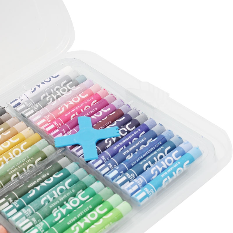 Hộp Bút Sáp Dầu DOMS 50 Màu 7912