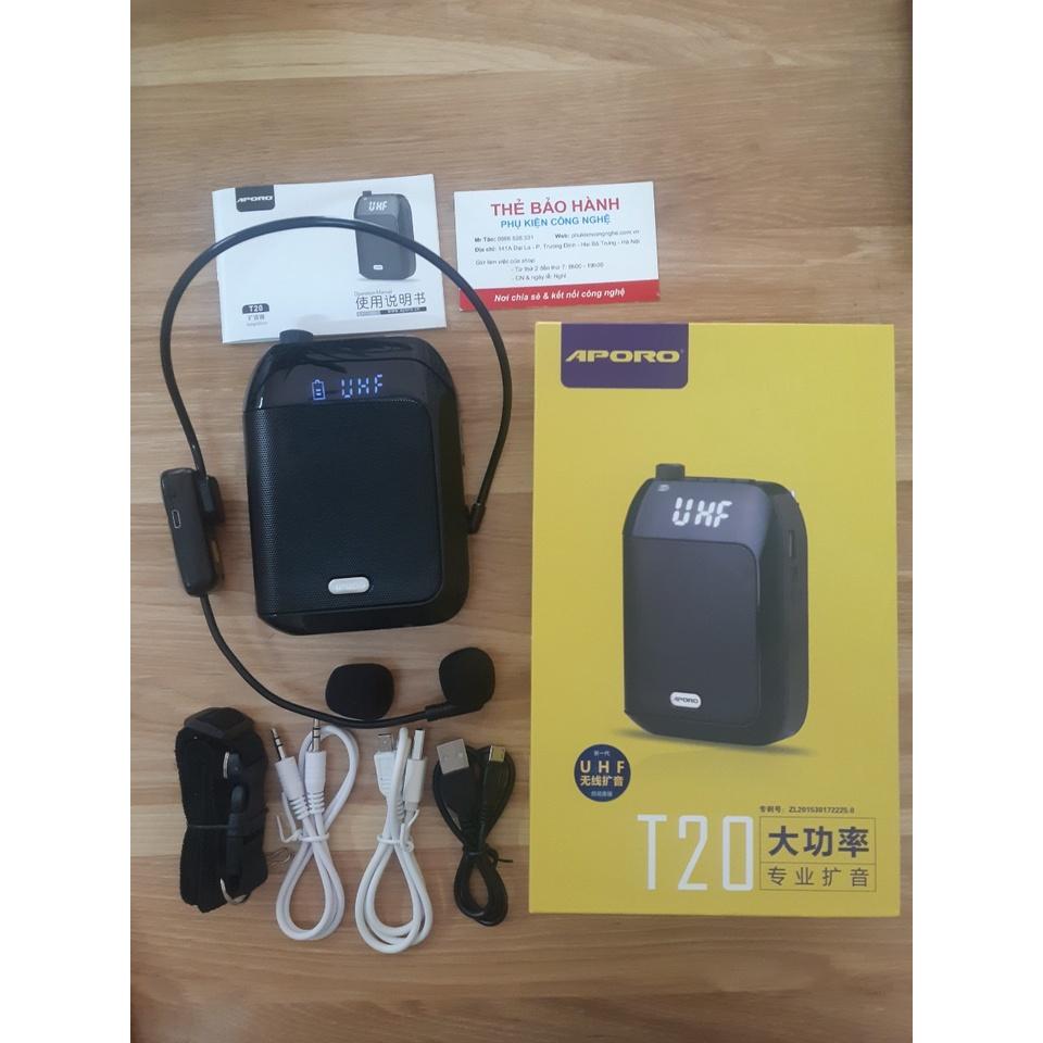 Loa trợ giảng Aporo T20 UHF có Bluetooth không dây