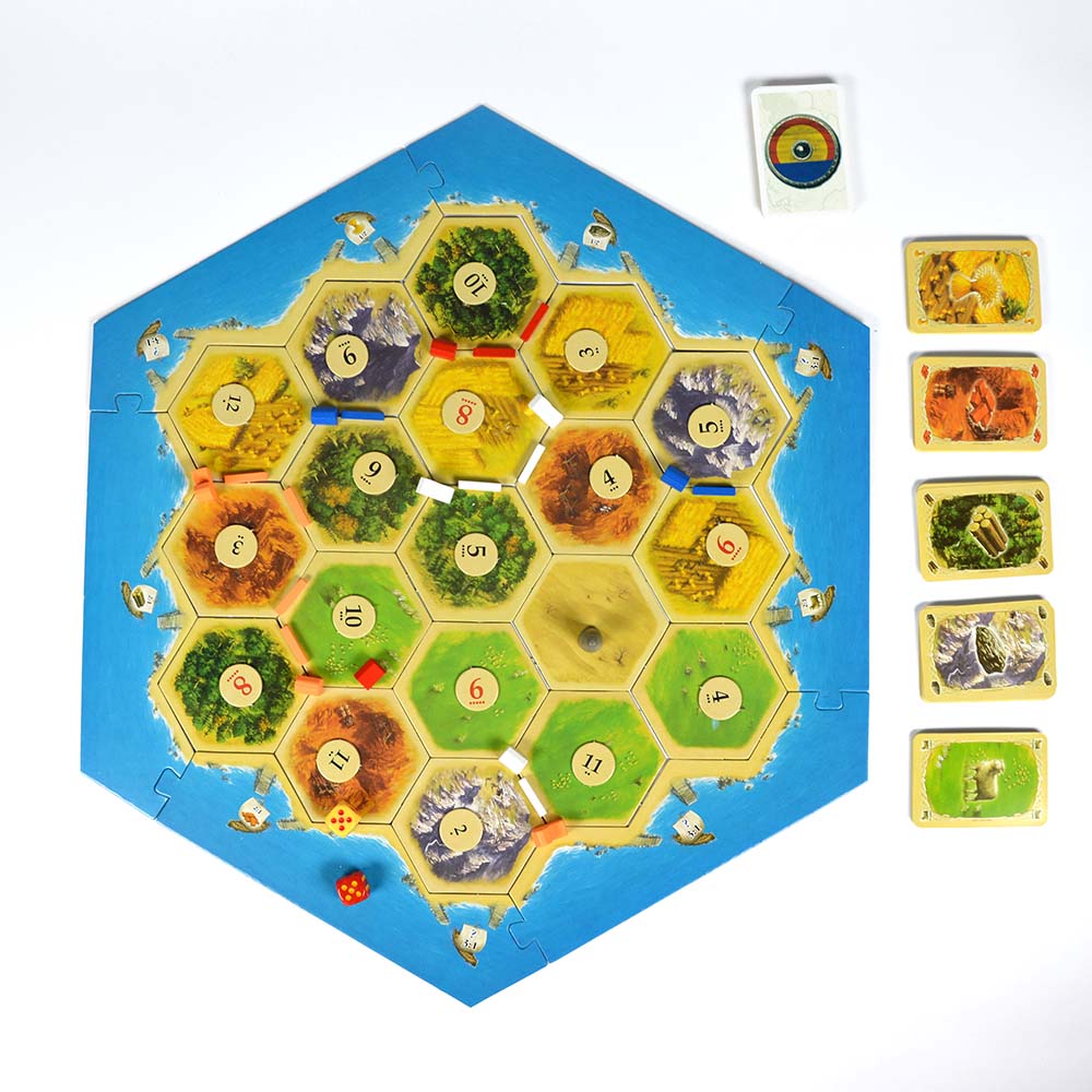 Boardgame chiến thuật thẻ bài hấp dẫn The Settlers of Catan