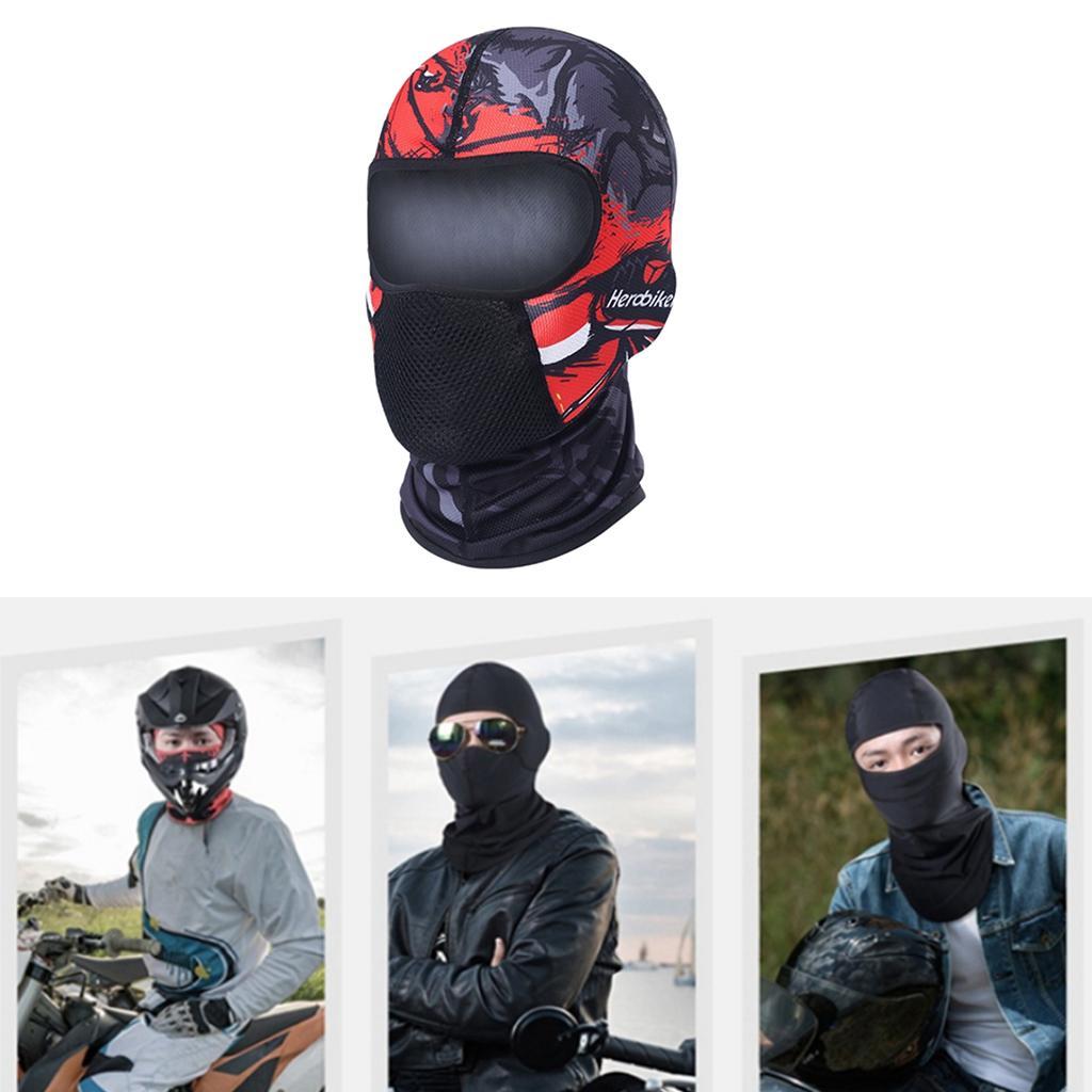 Motorcycle Bike Helmet Neck Face Mask Ski Headband COOL