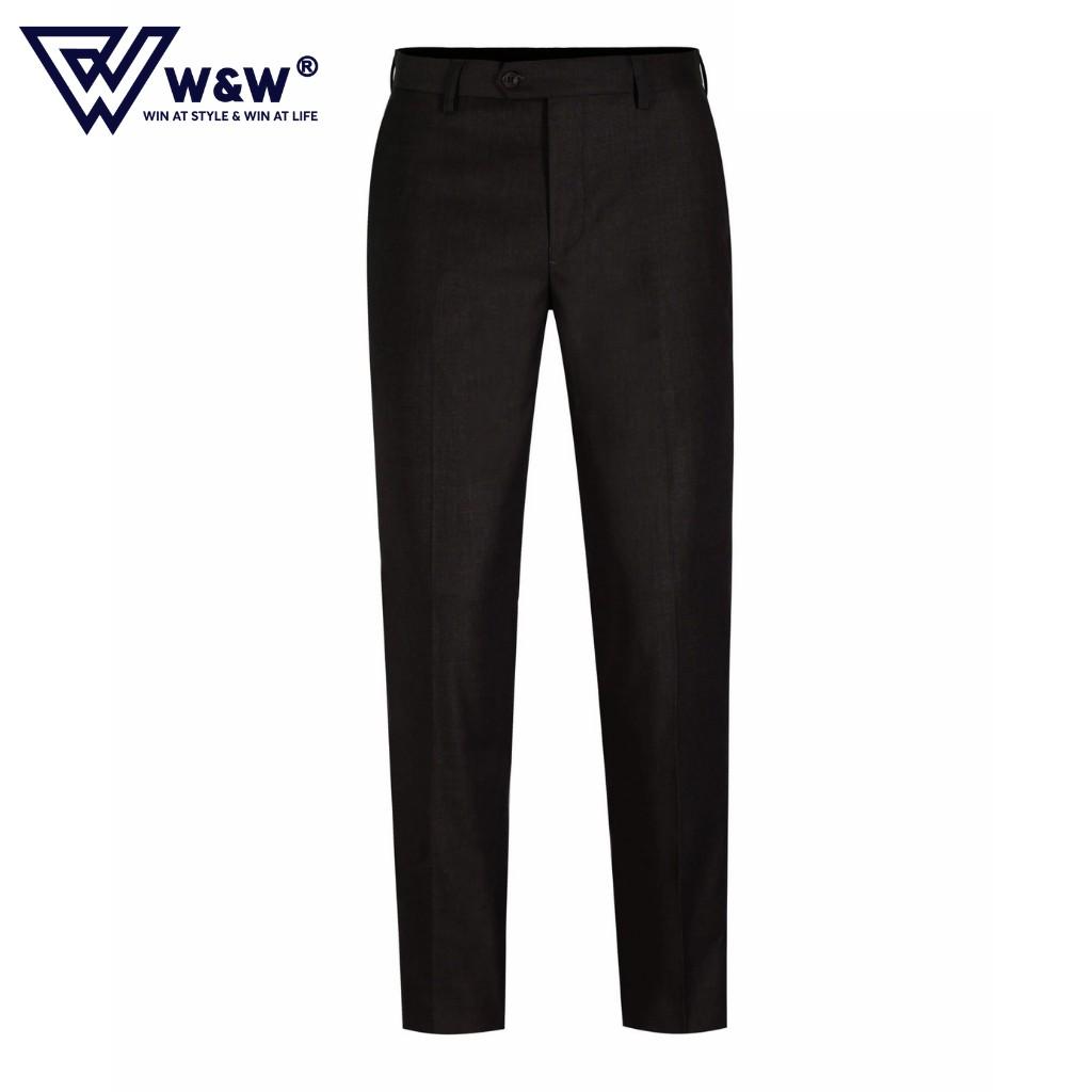 Quần Tây Nam W&amp;W Dáng Slim Fit Chất Vải Cao Cấp, Bền Màu, Mềm Mại, Thông Thoáng, Chuẩn Form Ngay Cả Khi Giặt Máy WLP10