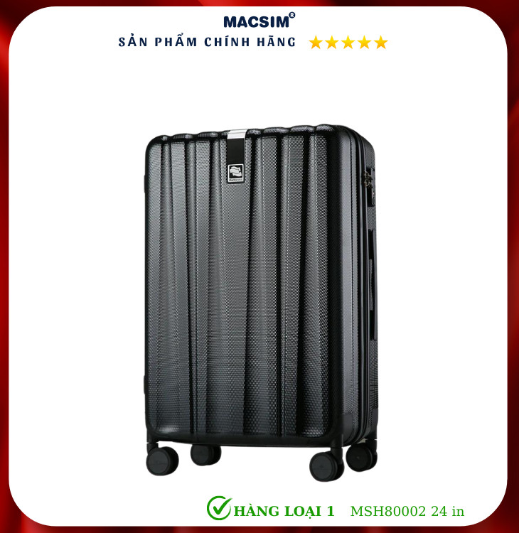 Vali cao cấp Macsim Hanke MSH80002 size 29inch màu đen - Hàng loại 1