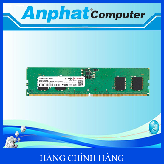 Bộ nhớ RAM PC Transcend DDR5 4800Mhz U-DIMM - Hàng Chính Hãng