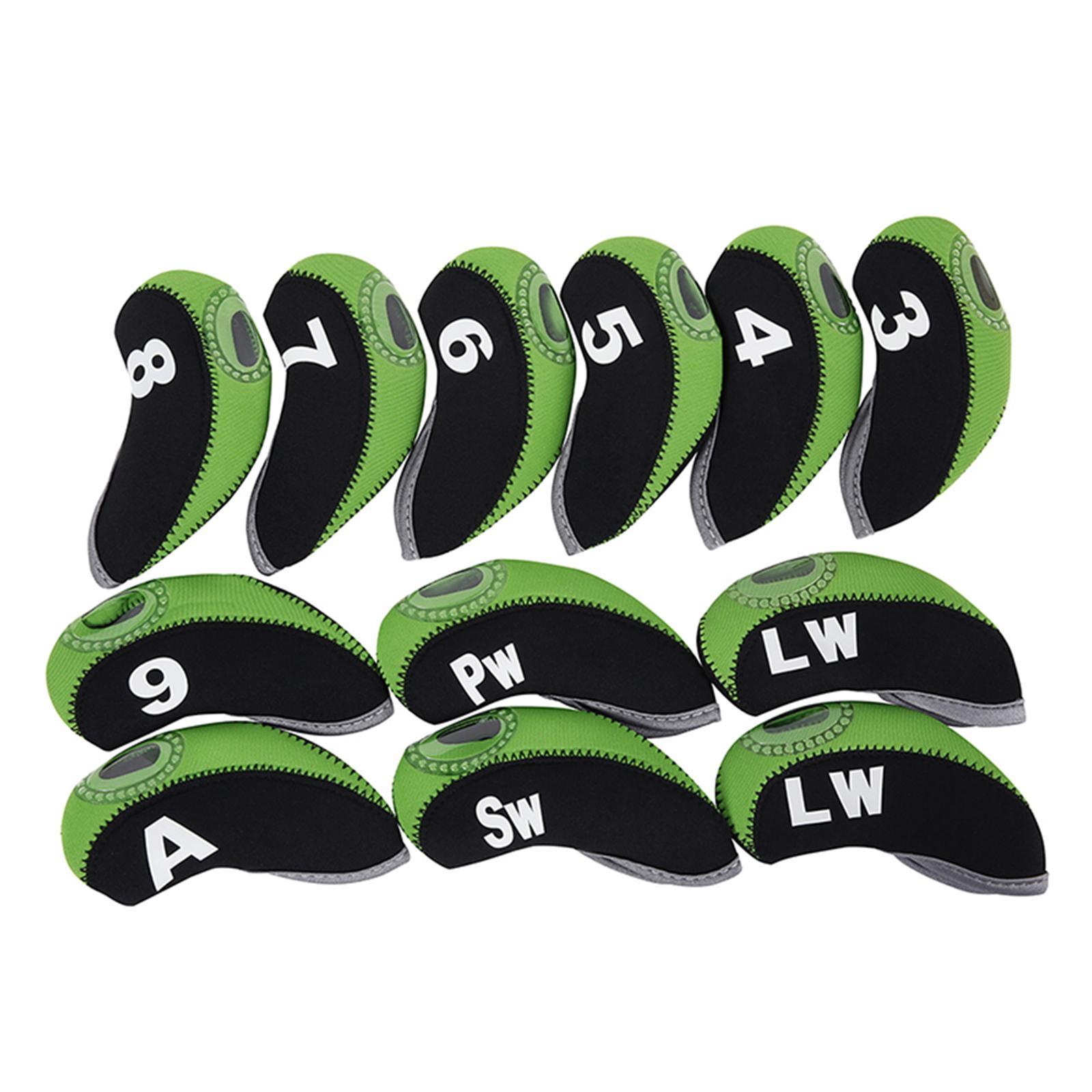 Golf Iron Head Covers Set Golf Wedges Headcovers Protector Guard Golfers