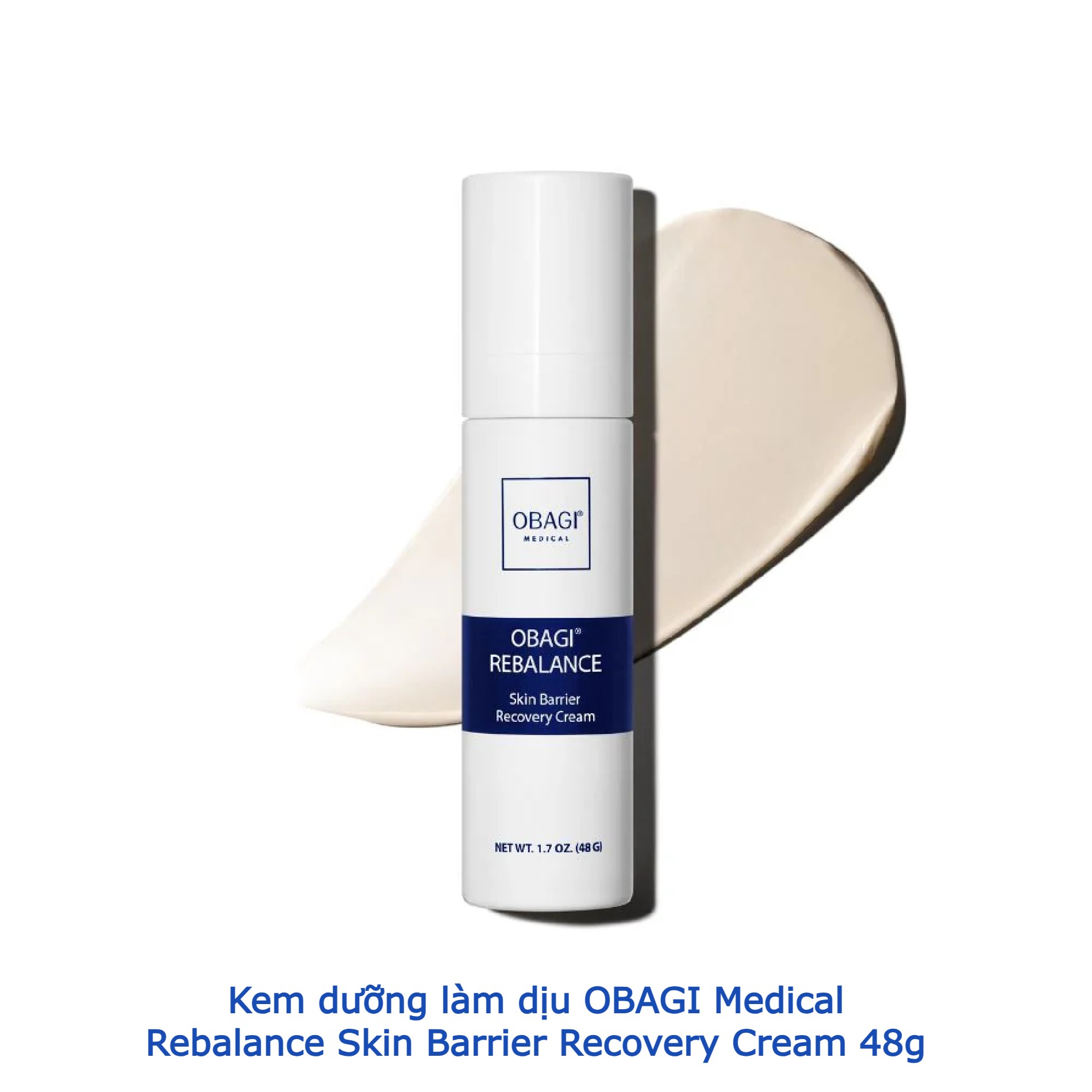 Kem dưỡng làm dịu OBAGI Medical Rebalance Skin Barrier Recovery Cream 48g