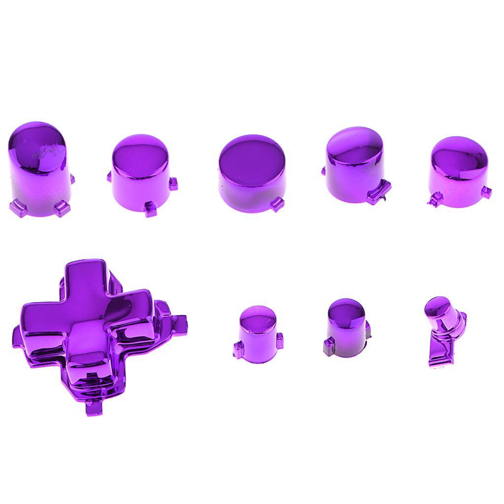 2 Set Full Button Kit Bumper ABXY Dpad Replacement for One S Controller