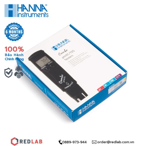 Bút đo pH/Độ dẫn/TDS/Nhiệt Độ thang cao cầm tay Hanna HI98130