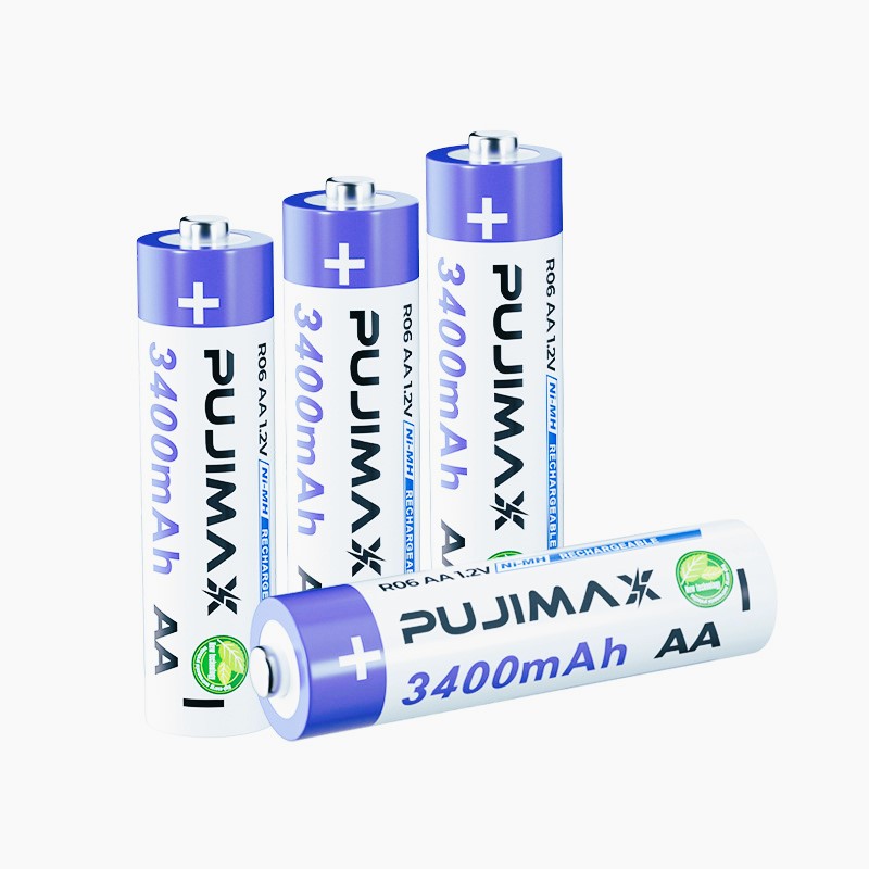 Hộp 4 Pin Tiểu Sạc lại AA 3400mAh Fujimax Dung Lượng Cao Chuyên Dụng Cho Micro không dây - SẢN PHẨM CHÍNH HÃNG