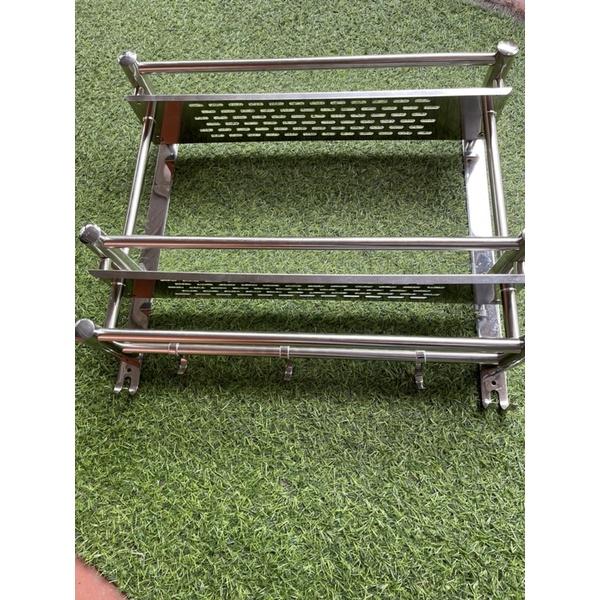 Kệ Nhà Tắm INOX 304 Bóng , Giá Treo Khăn Nhà Tắm, Để Đồ Dùng Inox Đa Năng Gắn Tường