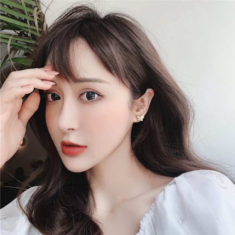 Bông Tai Bướm Xinh Titan Ko Đen TT 3751