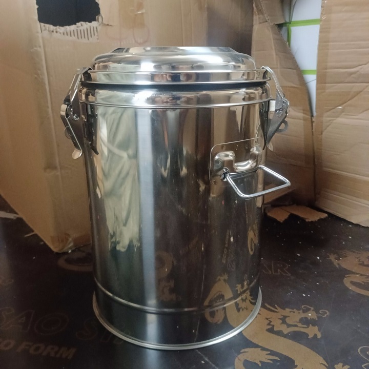 Bình Ủ Trà 3 Lớp Cách Nhiệt Inox 304 Không Vòi Dung Tích 20 Lít Cao Cấp