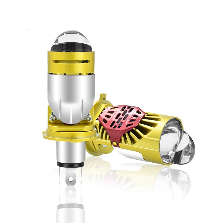 Đèn pha LED xe máy ô tô bi cầu MJ01 12v-80v 40W bản cải tiến có trợ pha LAZE siêu sáng lắp các xe hàng víp xem video, đồ chơi xe máy