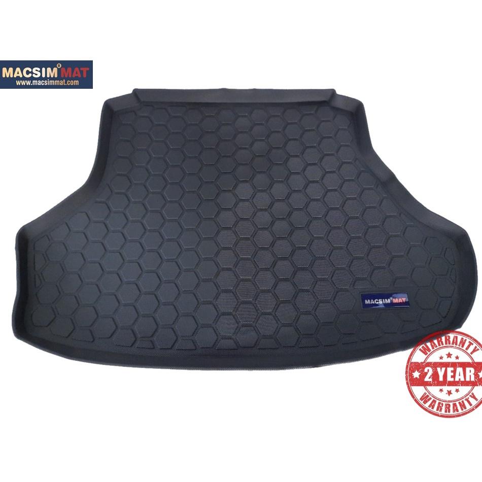 Thảm lót cốp xe ô tô Lexus ES 200/250 2013-2017 nhãn hiệu Macsim chất liệu TPV cao cấp màu đen