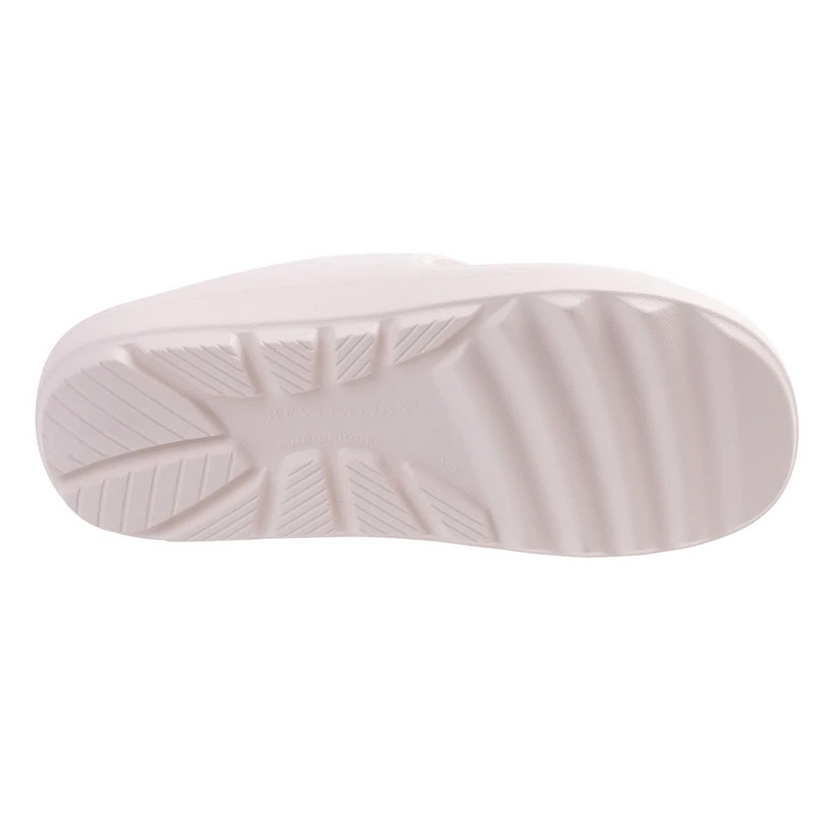 Dép xỏ ngón sức khỏe nữ Revitalign Fusion White - dép đúc nâng vòm giảm đau chân