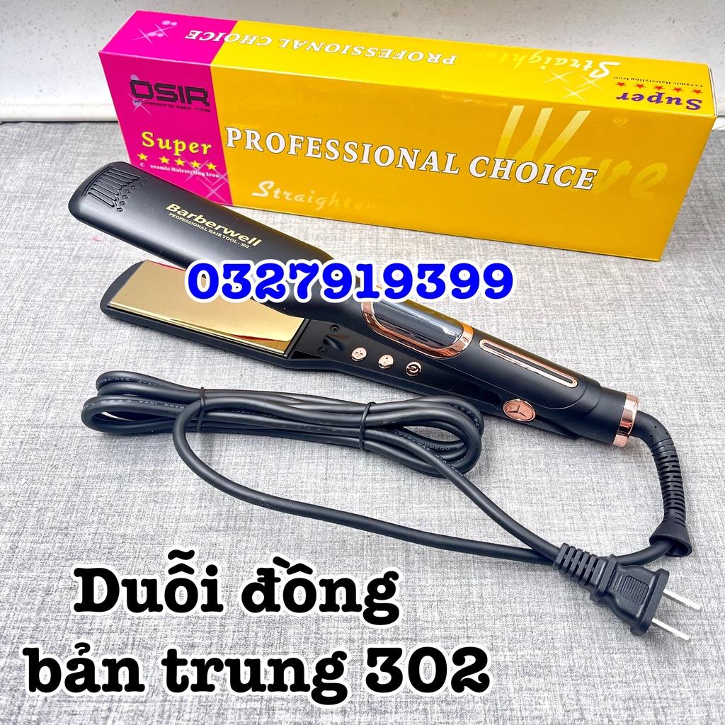 Máy duỗi tóc bản lớn cao cấp Barber 303 - bản 5cm