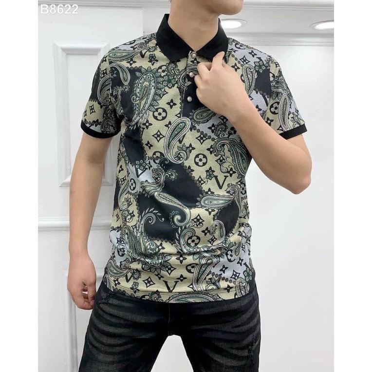 Áo polo nam ngắn tay cổ bẻ in hoạ tiết , áo polo chất chuẩn đẹp hot trend hàng shop