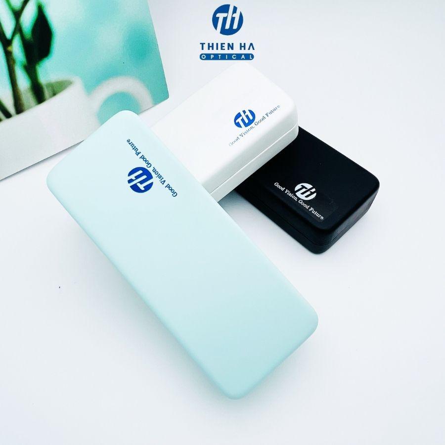 Hộp đựng kính cận nam nữ cao cấp ThienHa OPTIC chất liệu da cao cấp, sang trọng