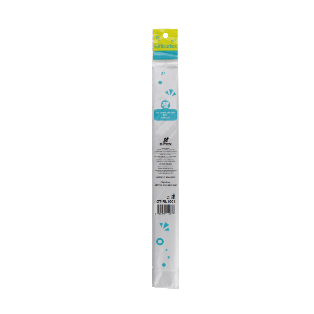 Thước Kẻ 30 cm Officetex OT-RL1001