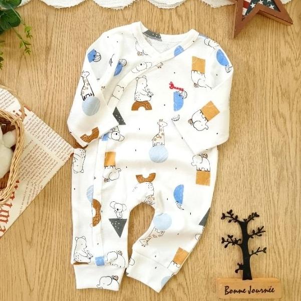 (3-10kg) Body Dài Chất Cotton Mềm Mại, Co Giãn, Thấm Hút Tốt - Bunny baby