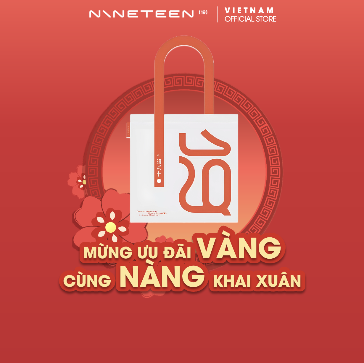 Túi vải Canvas thời trang Xiaomi NINETEEN FB100