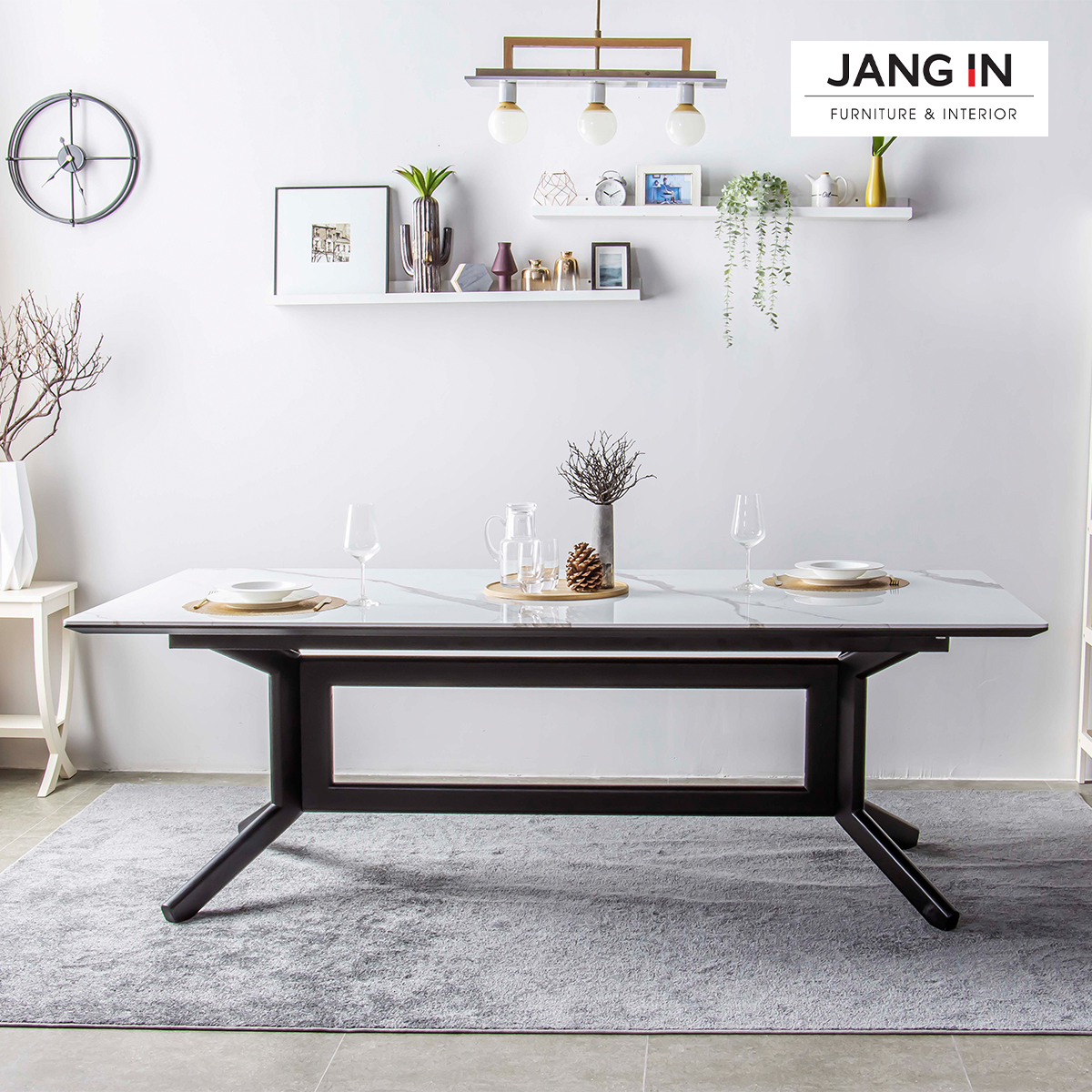 Bộ Bàn ăn 8 chỗ Winston 1504400001-02