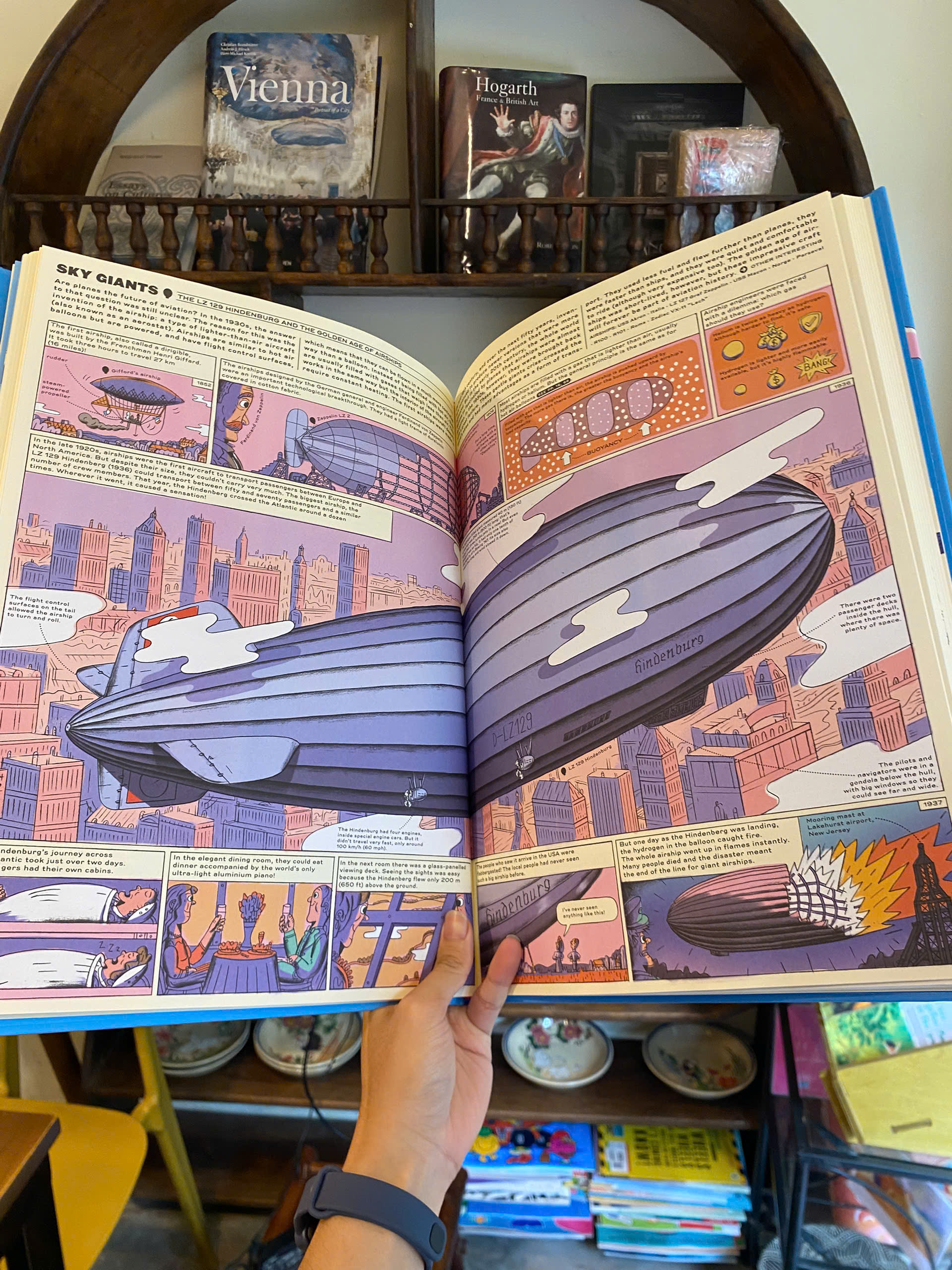 Sách - Sky High!: A Soaring History of Aviation by Jacek Ambrozewski | Science / Children Book