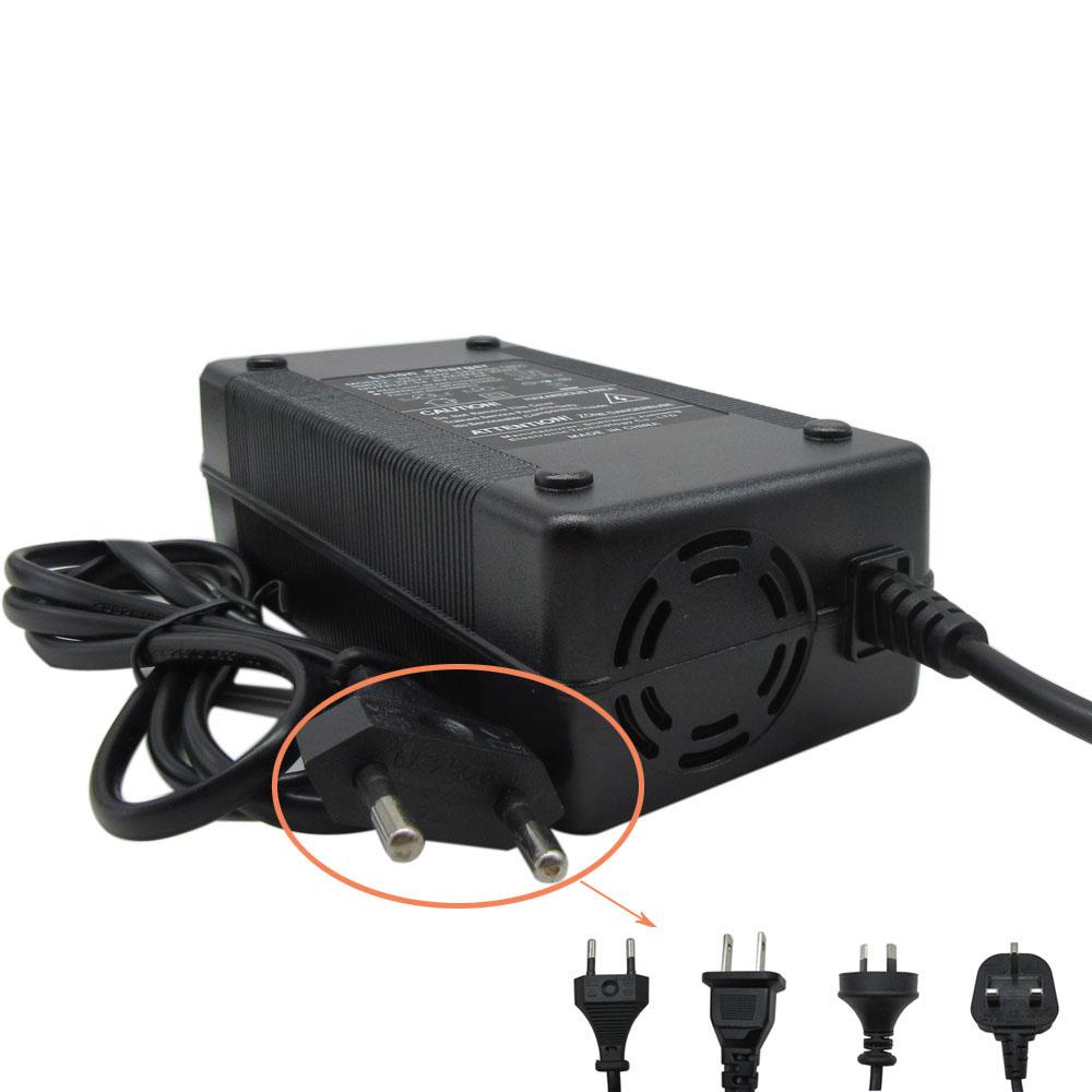 Bộ sạc ion 16S 60V LI 67.2V 2A 67.2 Bộ điều hợp lithium Volt T/PC/IEC 3Pin cho 60 V 20Ah EBIKE SCOOTER MOTYCE